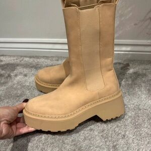 Missguided Tan Heeled Boots